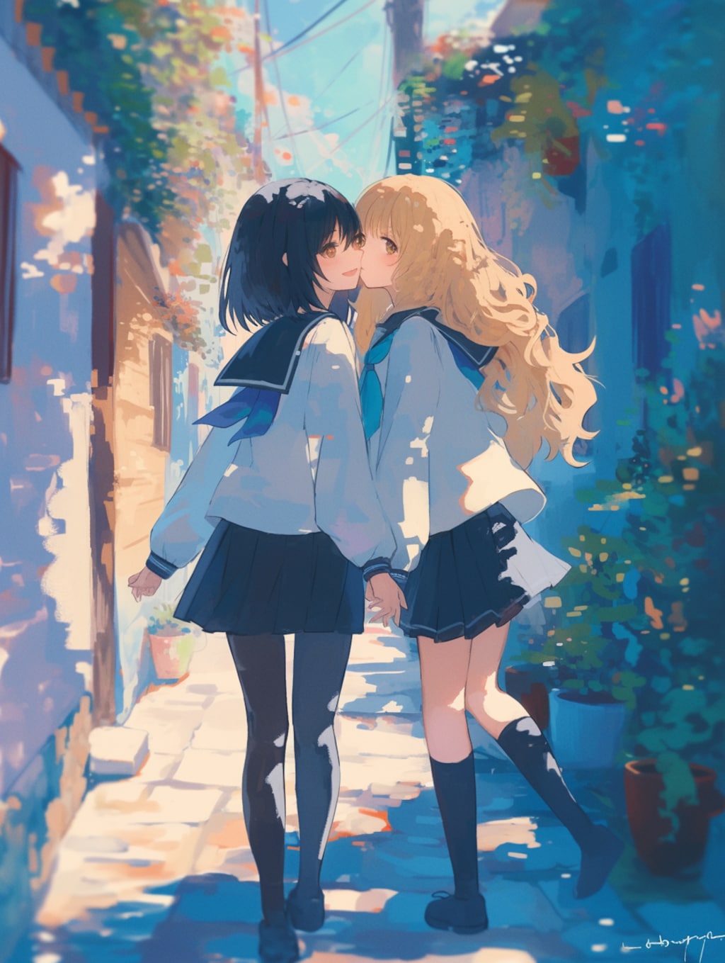 キスしたい二人のJK115