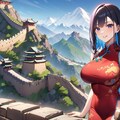 万里の長城を旅するレイカ様 5枚目