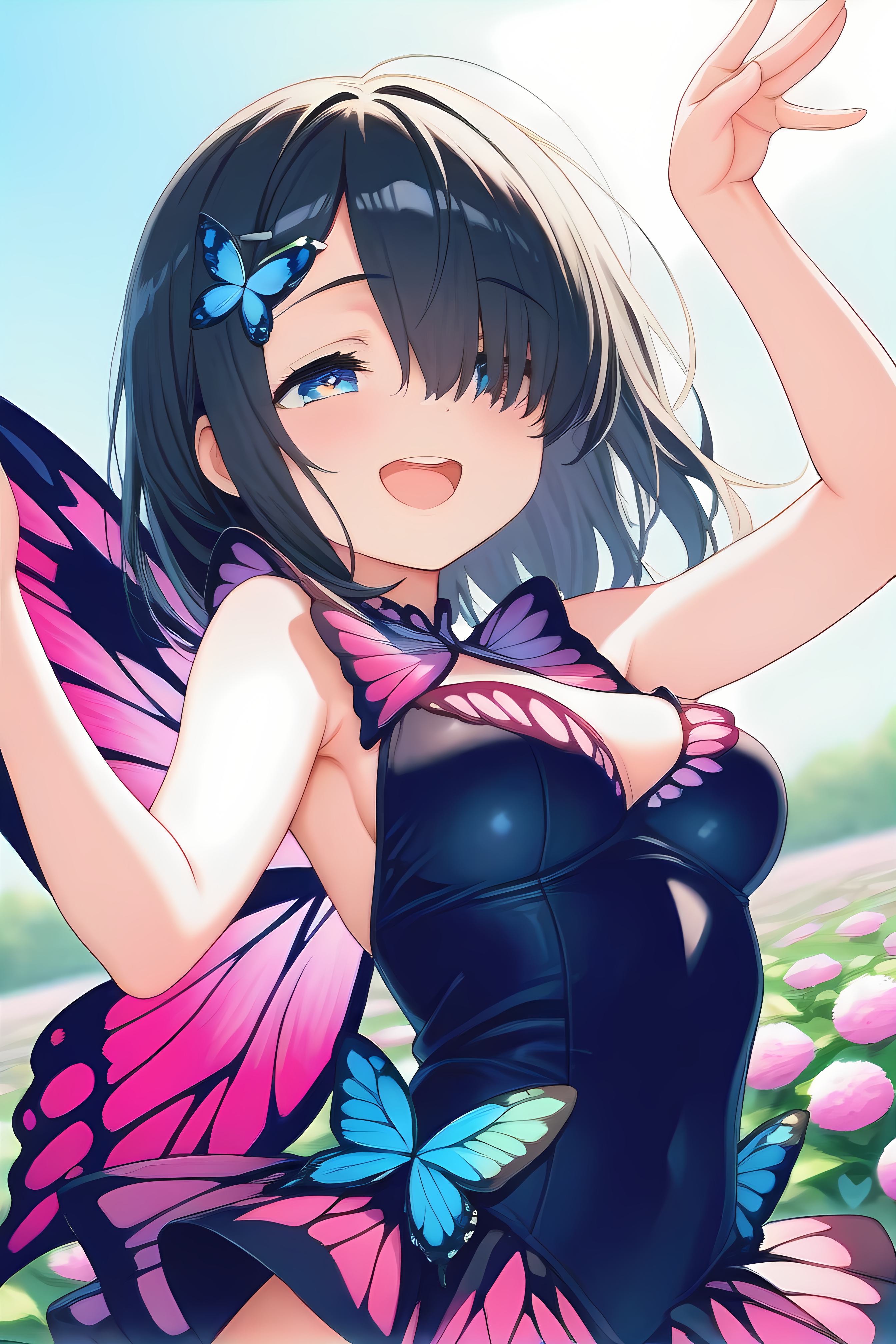 蝶の舞 | の人気AIイラスト・グラビア