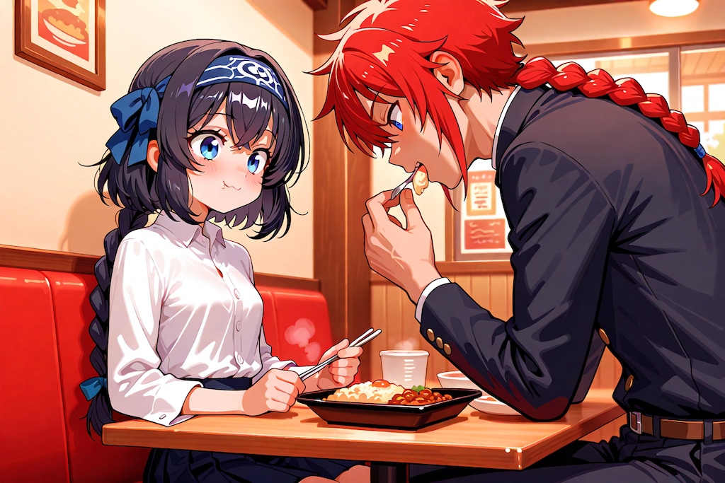 食事風景、詰め合わせ