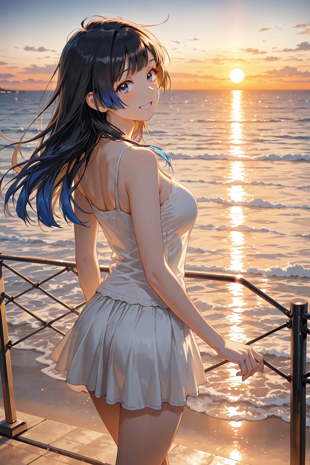 キャミを着た心春