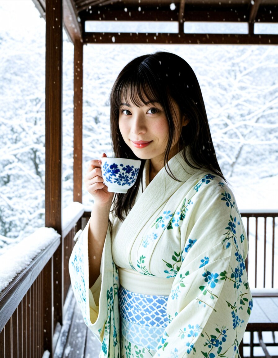 旅館を楽しむ美少女_9