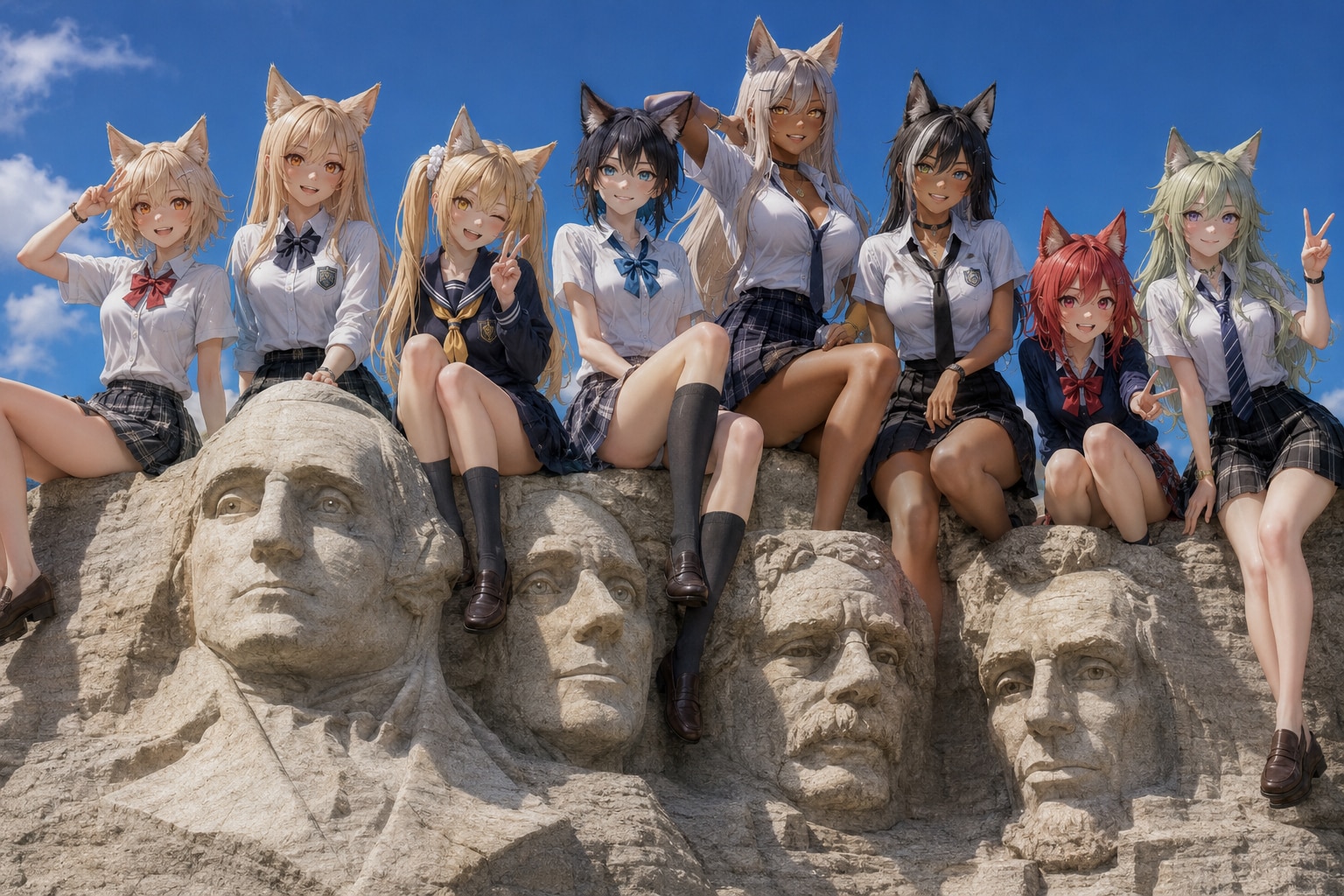 狐娘たち、世界を巡る　～USA.サウスダコタ州～