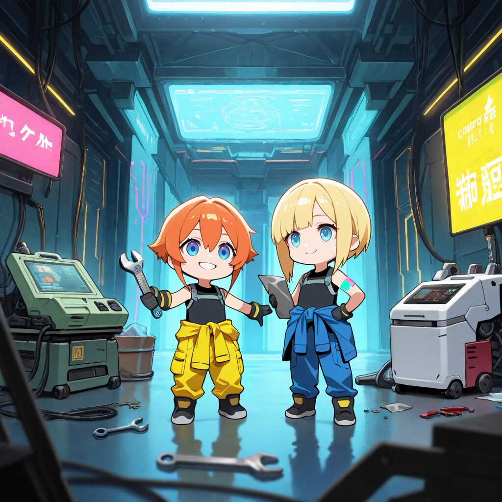 CPU学園の修理メンテナンス部のお嬢さん達