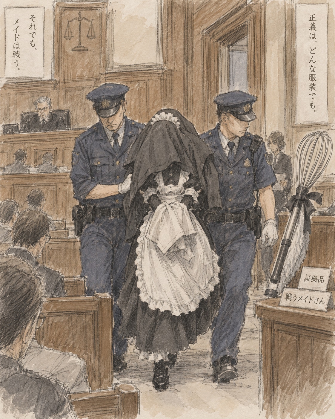 戦うメイドさん第一部完 | の人気AIイラスト・グラビア