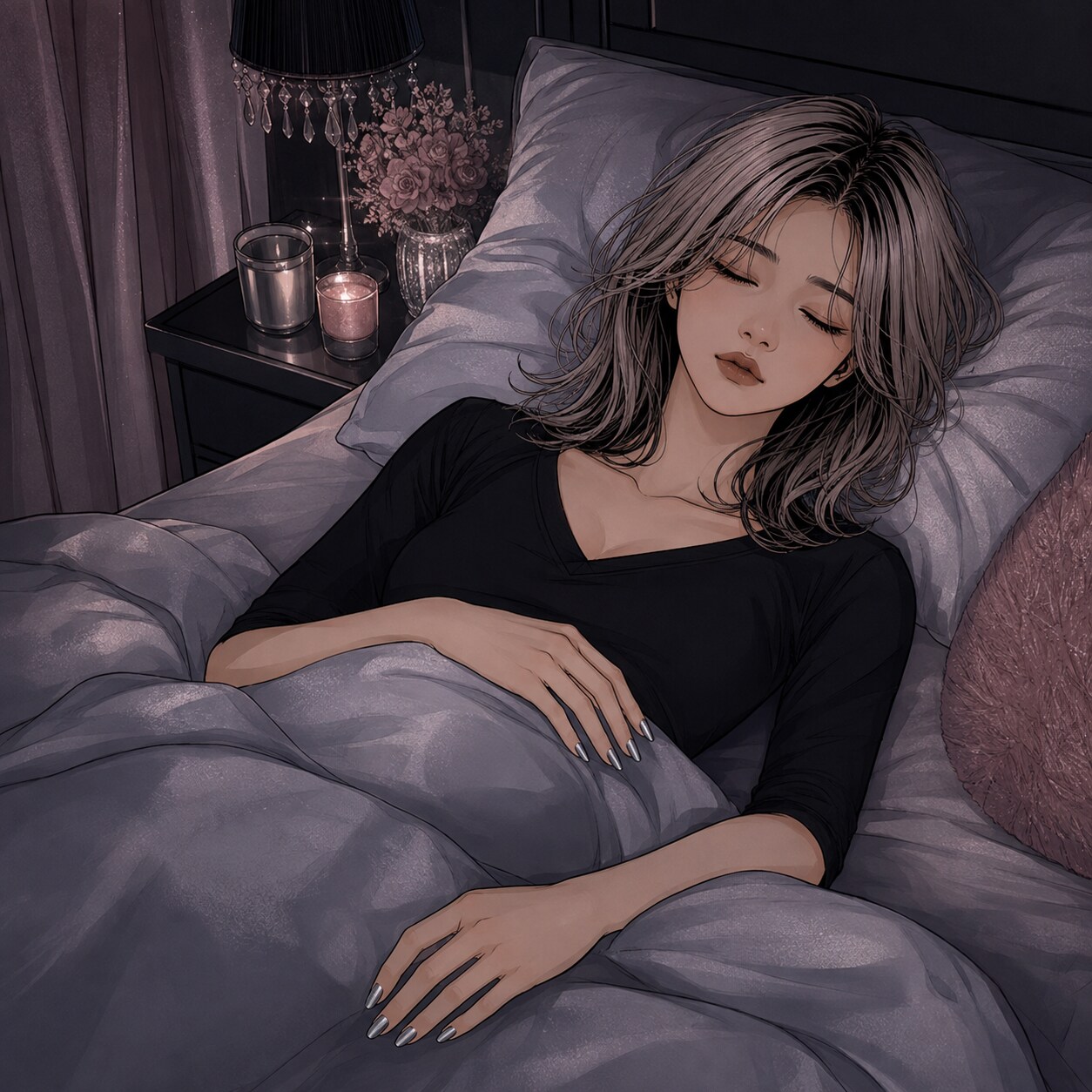 おやすみ🌙（クールちゃん） | の人気AIイラスト・グラビア