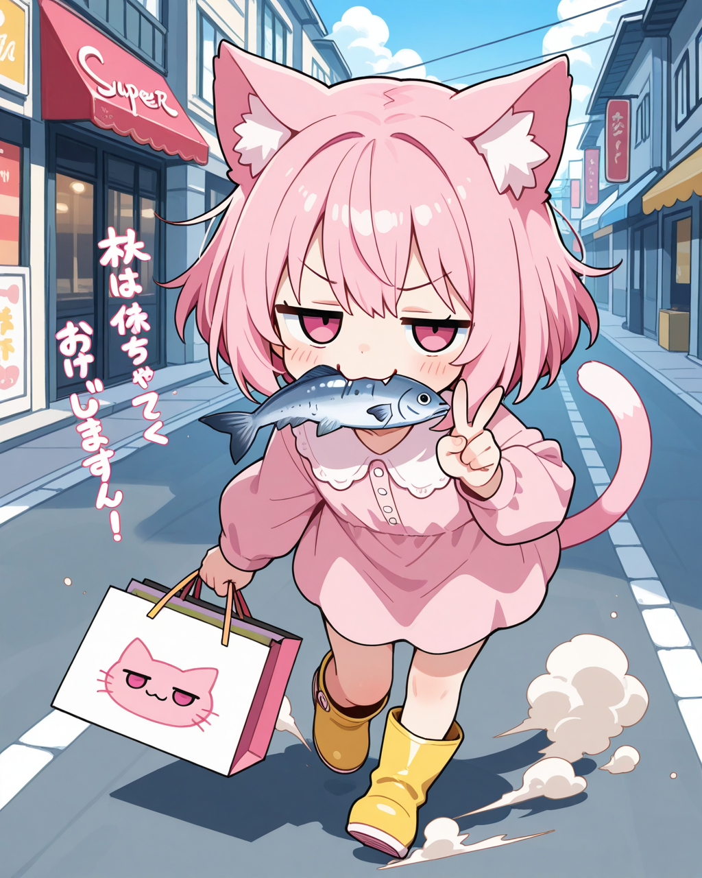 おさかにゃゲットのドヤ顔