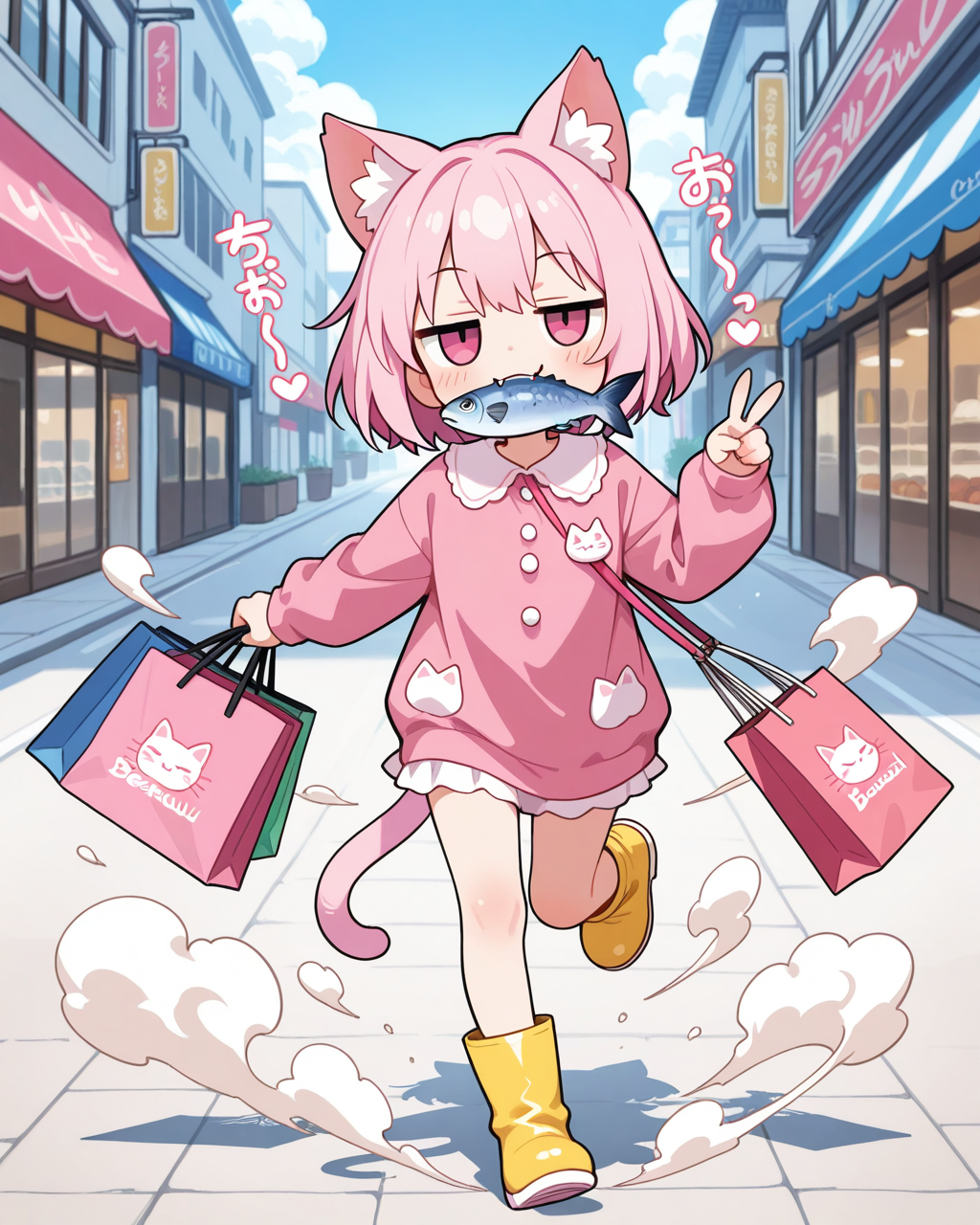 おさかにゃゲットのドヤ顔