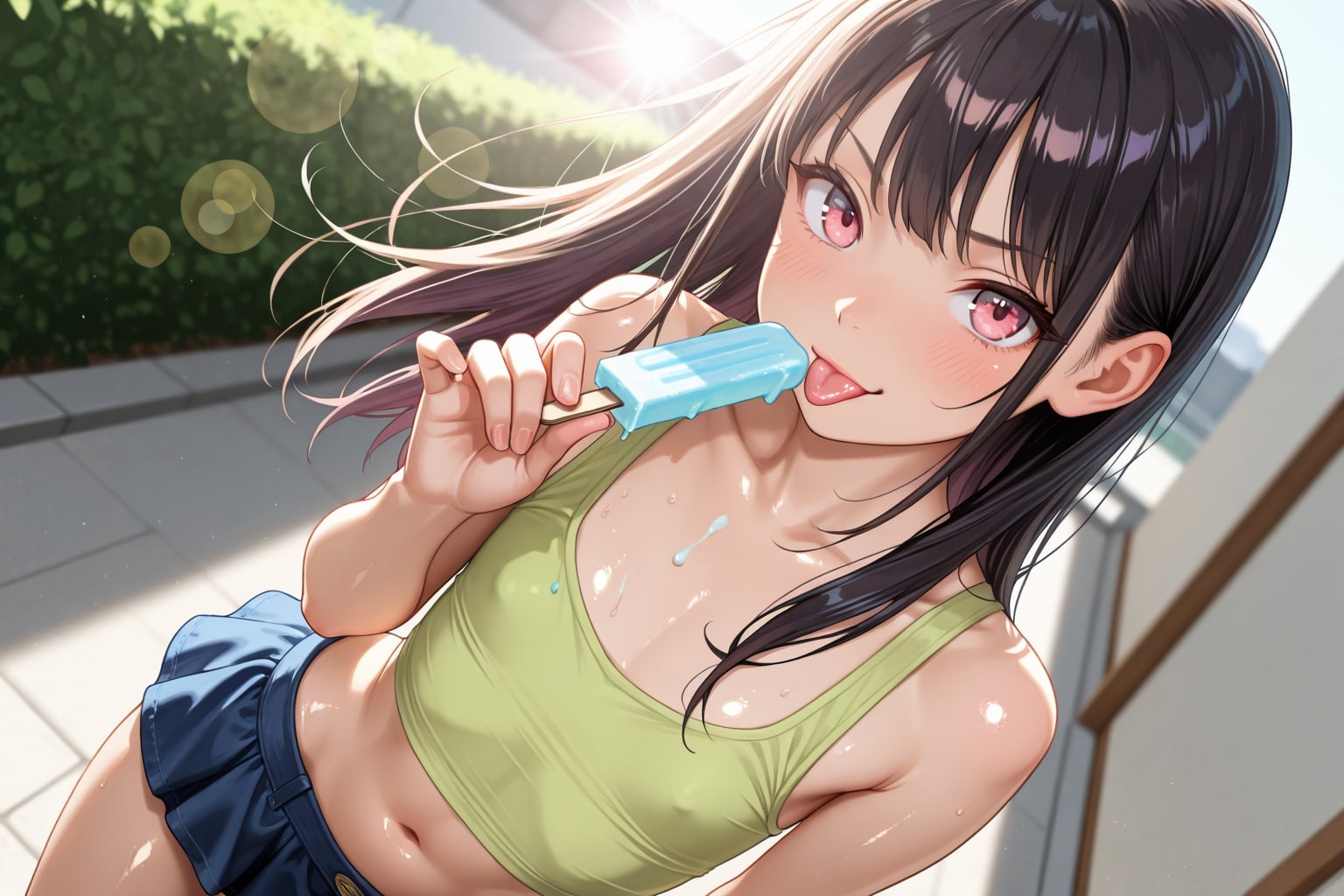 【本日の板野ちゃん】「アイスキャンディー、一緒に食べる？」