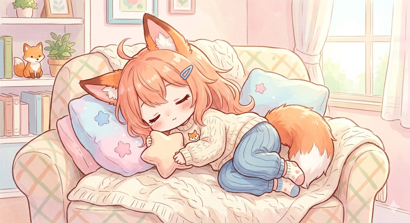 お昼寝タイム | の人気AIイラスト・グラビア