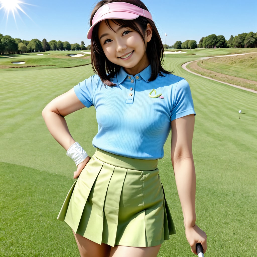 ゴルフ女子です