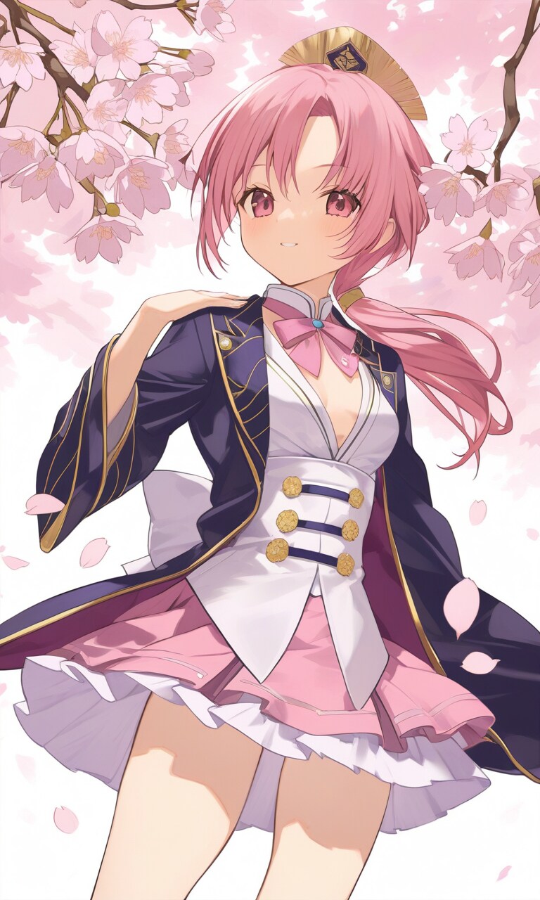 ここでお花見しましょう。