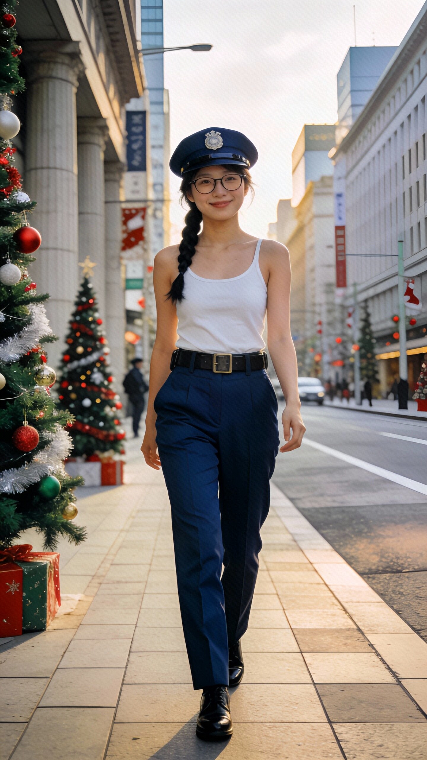 かっこかわいい婦警光阿弥優香梨の日本橋パトロール　クリスマスエディション