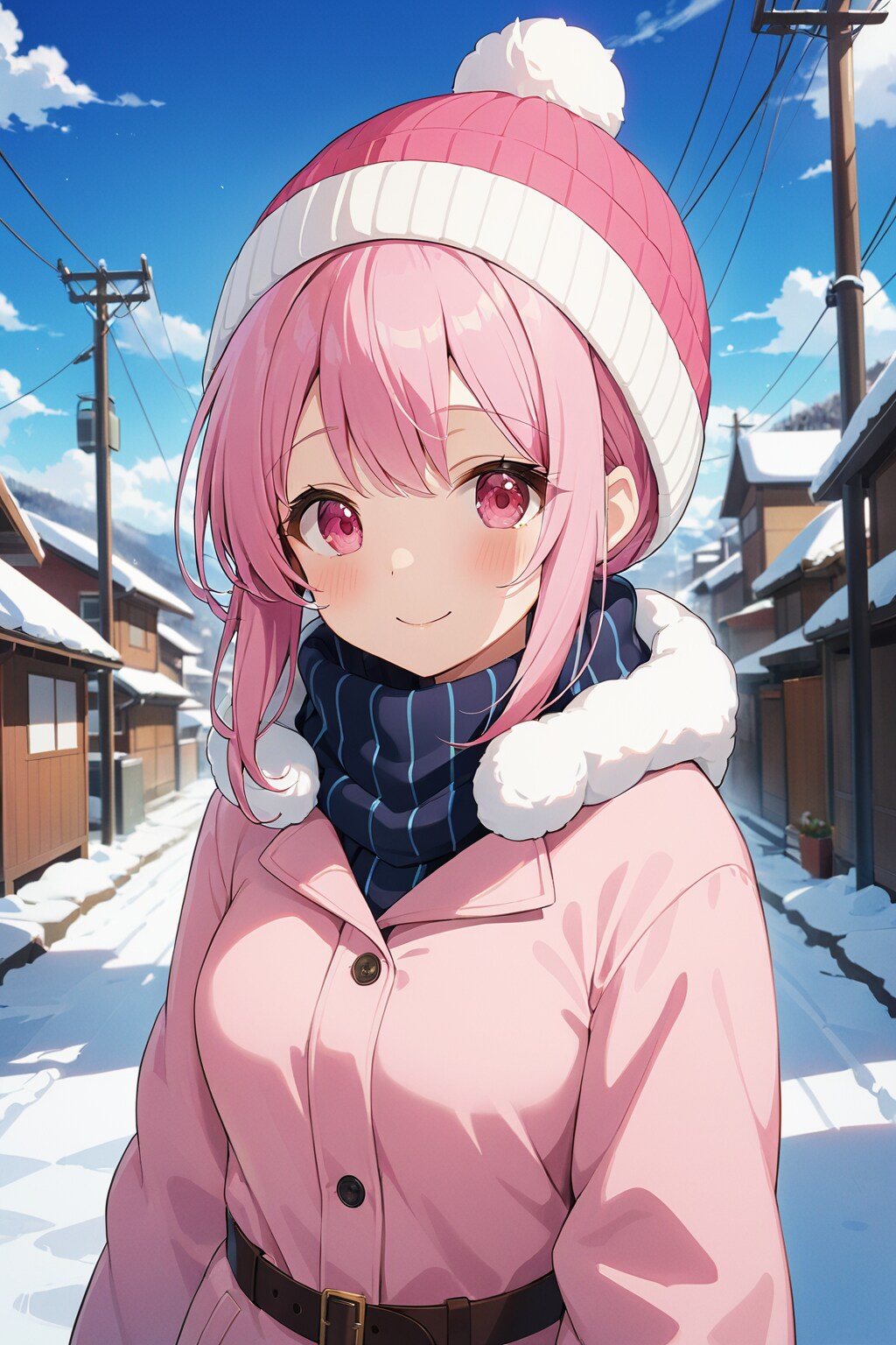 EMERALDのピンクポニテ | の人気AIイラスト・グラビア