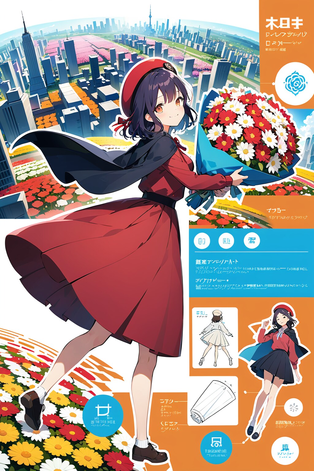 【EMERALD】ベレー帽の女の子