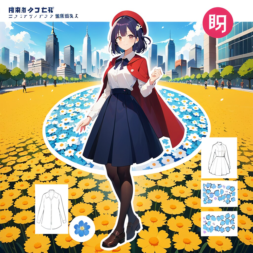 【EMERALD】ベレー帽の女の子