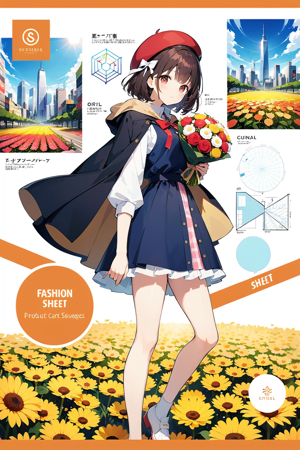 【EMERALD】ベレー帽の女の子