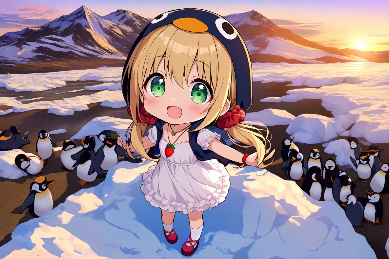 ペンギンと茉莉花ちゃん