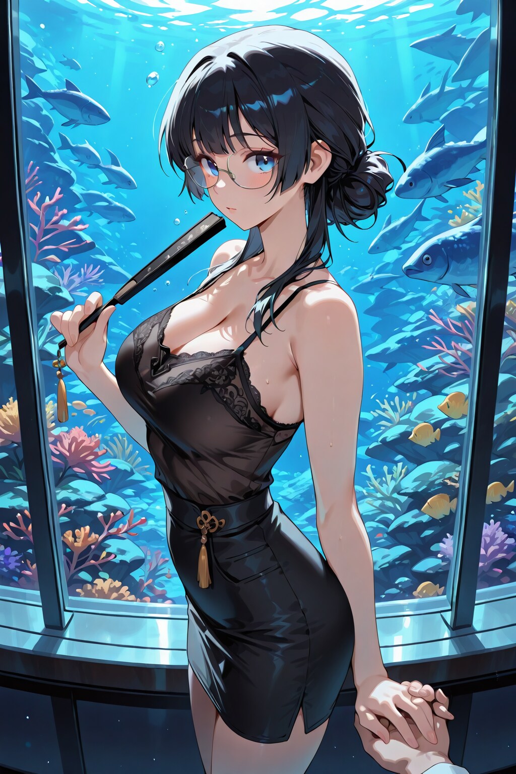夏の水族館デート