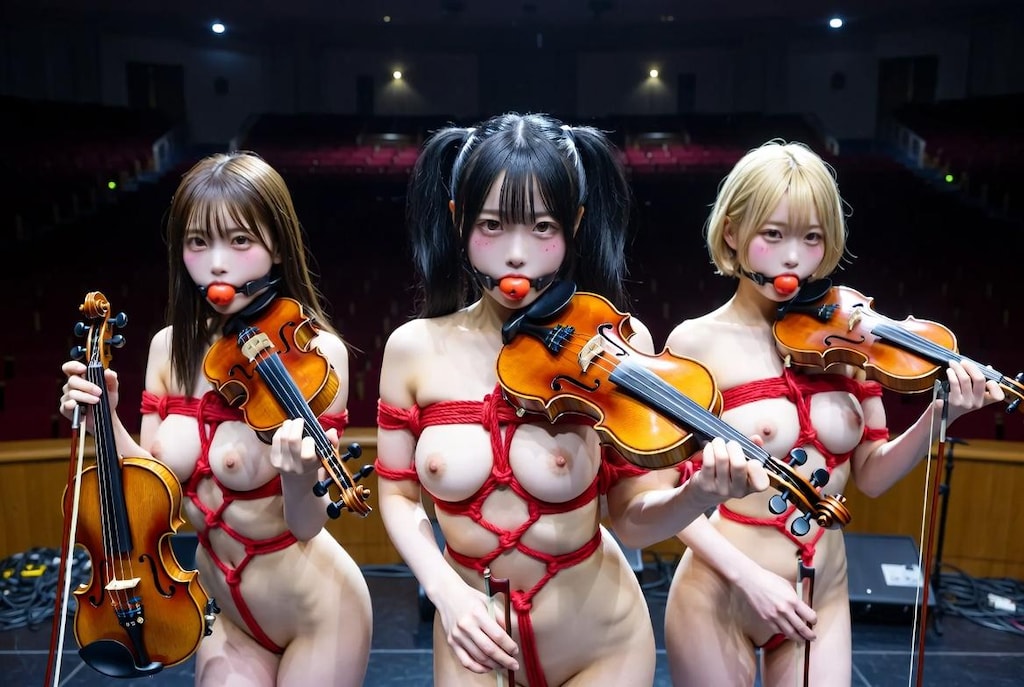 ドM三人娘のバイオリン演奏会