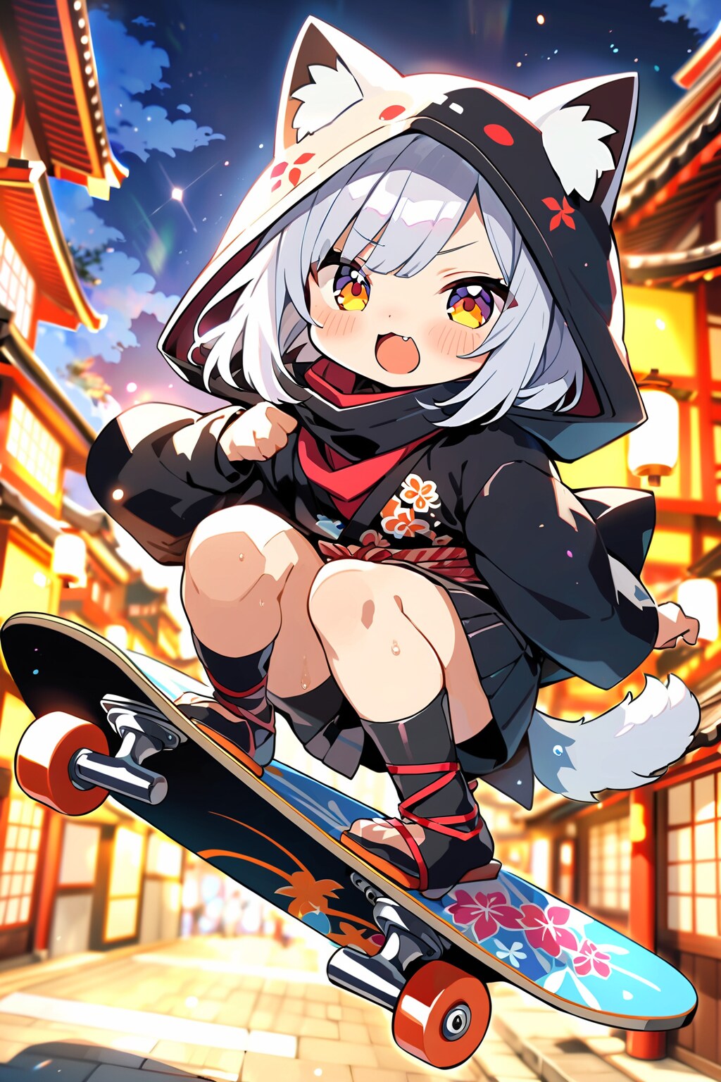 くノ一の銀髪ちゃん