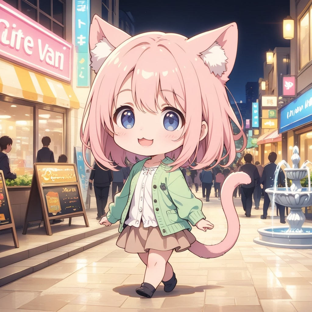 こんばんにゃん | の人気AIイラスト・グラビア