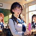 眼鏡ドジっ娘が実は... 12枚目