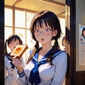 眼鏡ドジっ娘が実は... 8枚目