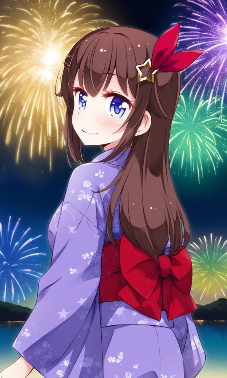 ときのそら 浴衣 花火