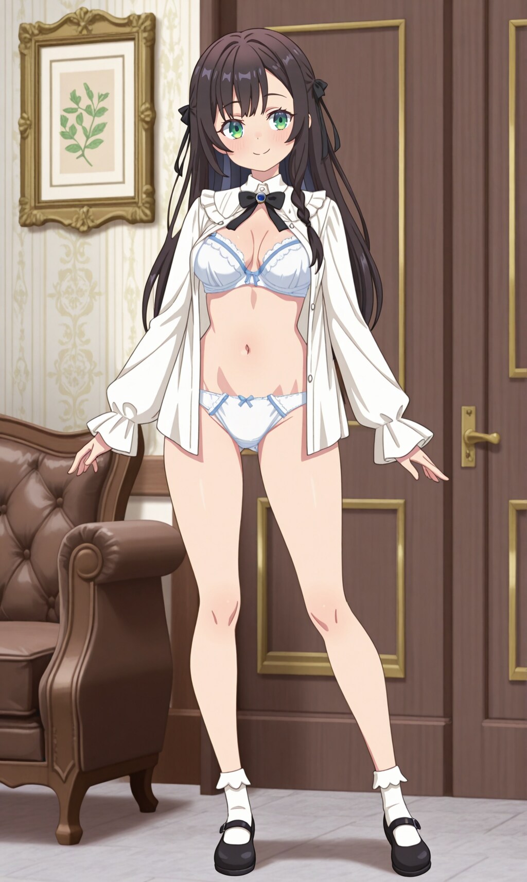 アリナ･クローバー【ブラウス脱ぎかけ】