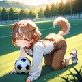ボール遊びをする豆柴娘 7枚目