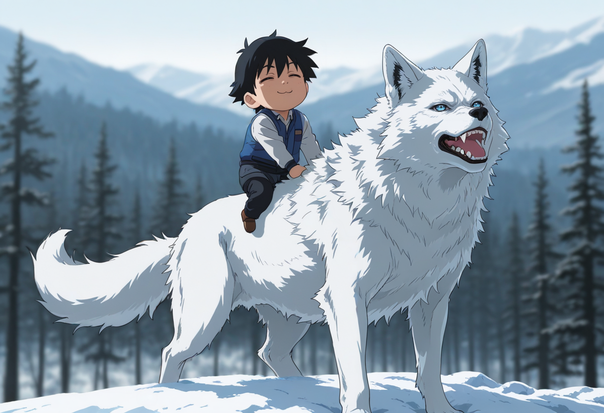 森の巨狼 | の人気AIイラスト・グラビア