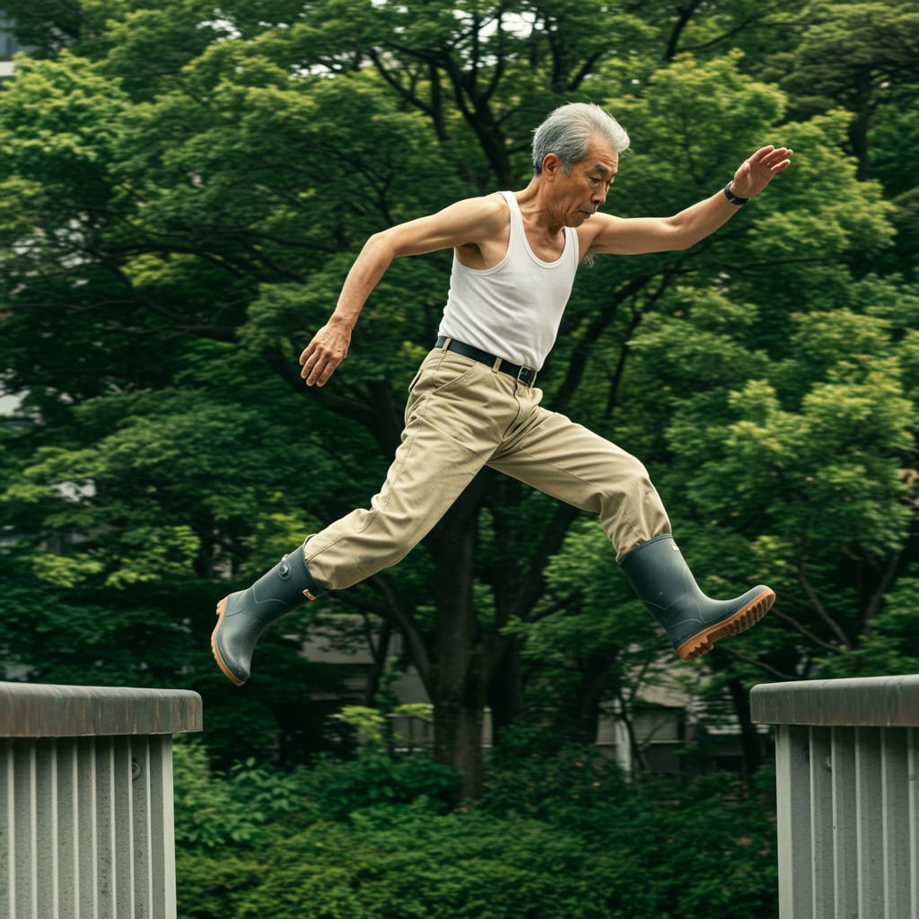 パルクール爺ちゃん