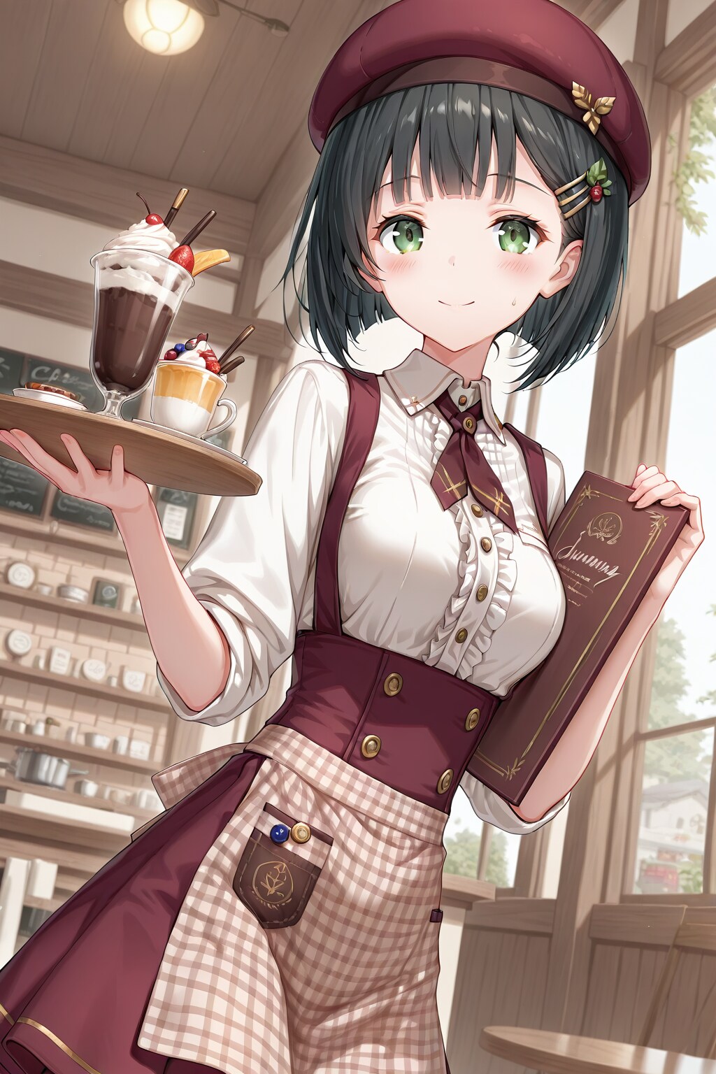 妹ちゃん✨カフェへようこそ‼️🥰☕️✨６２ | の人気AIイラスト・グラビア