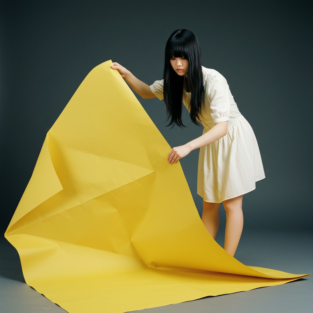 折り紙とポラ子