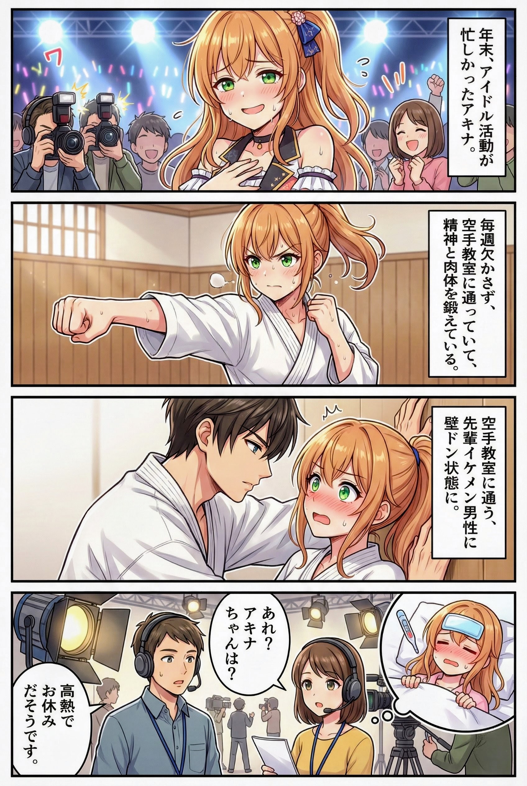 Four seasons活動のピンチ(？)〜アキナ&ハルネ編 | の人気AIイラスト・グラビア