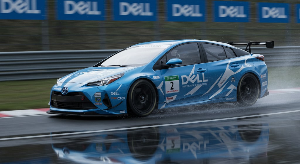 DELLカラープリウスレーシングカー