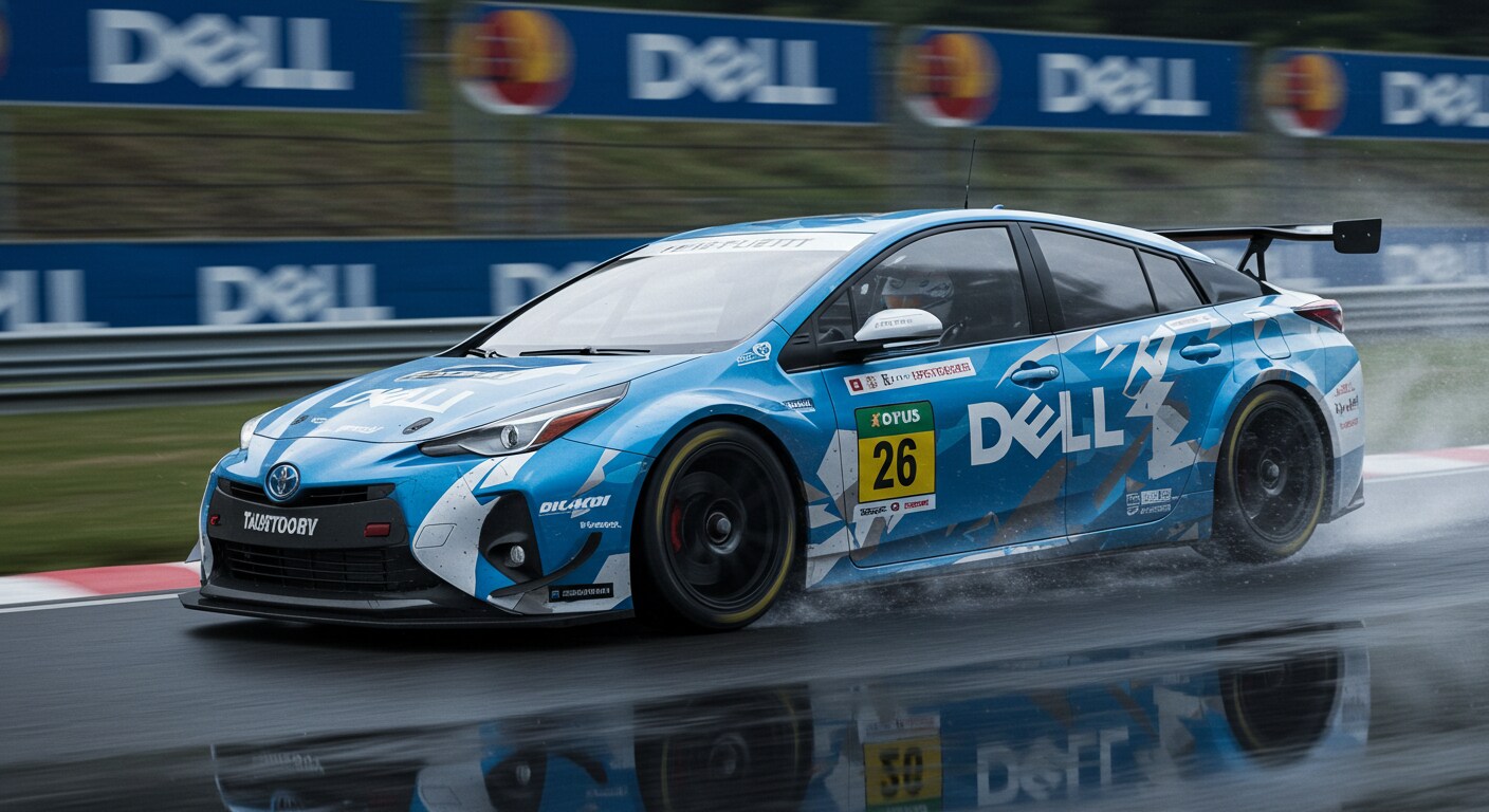 DELLカラープリウスレーシングカー | の人気AIイラスト・グラビア