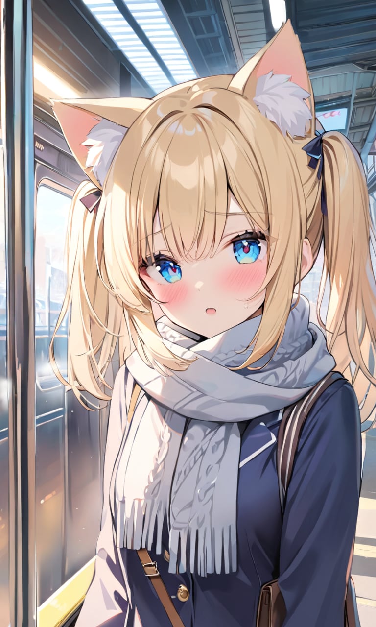 こるり「電車から出たくないよう寒い」まや「抵抗せずでような」 | の人気AIイラスト・グラビア