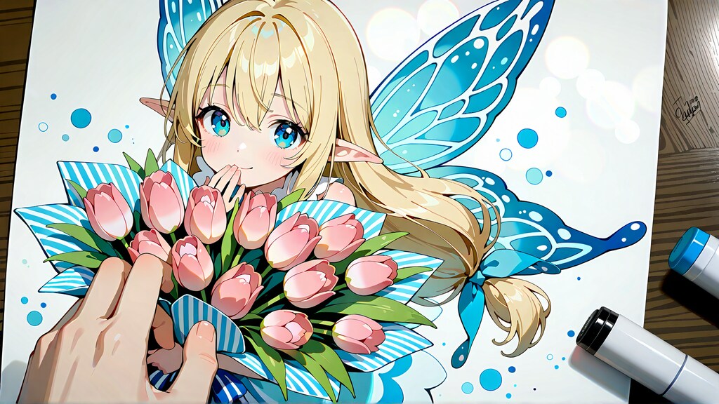 頑張る君に花束を