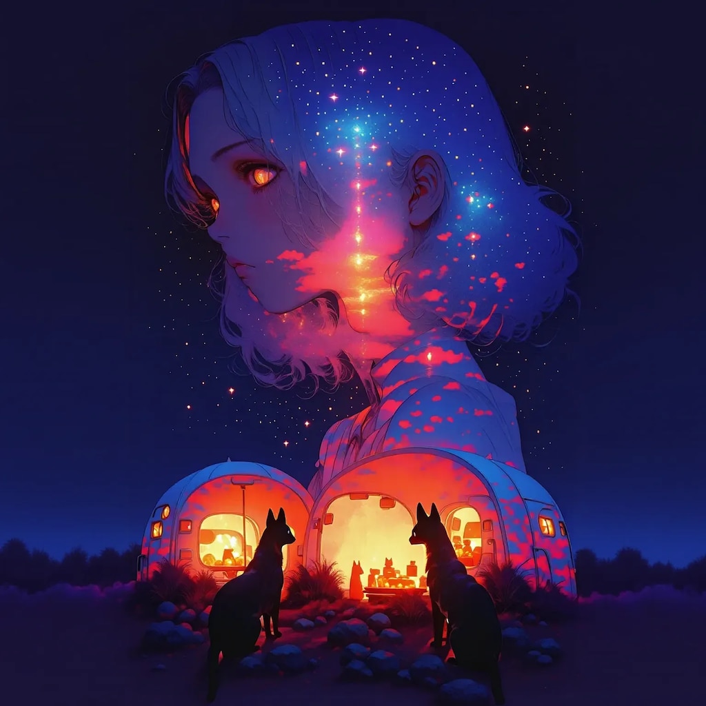 きつねのお宿 in キャンプ場