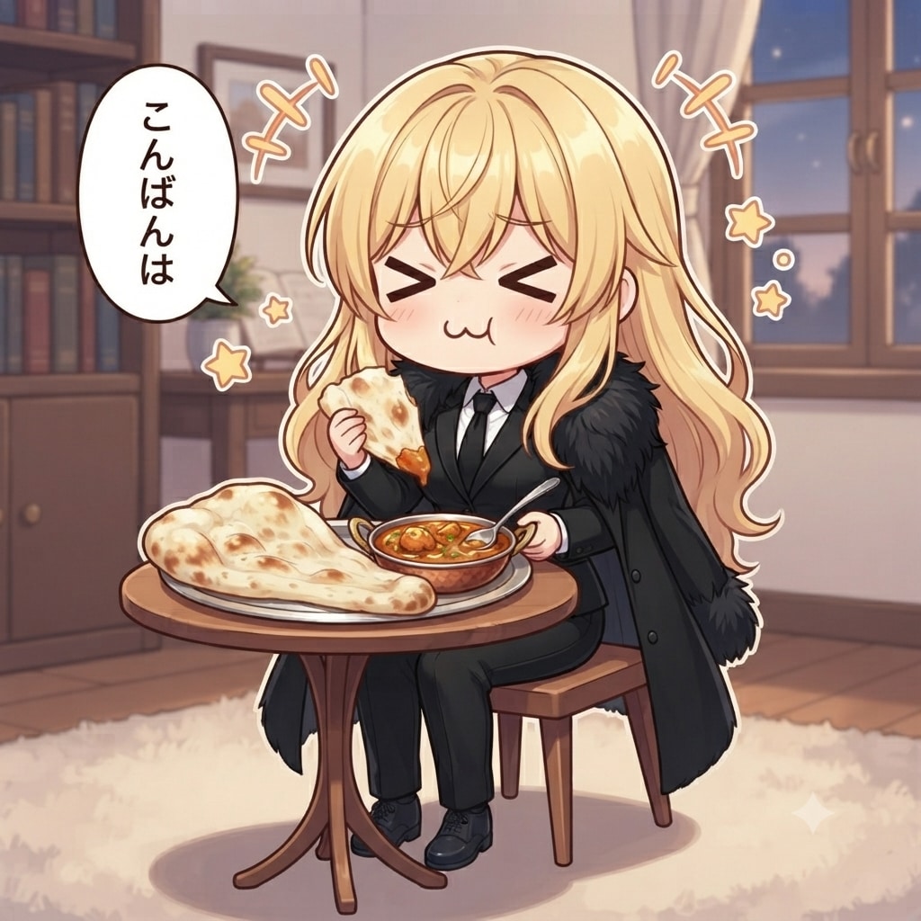 カレーとナンとエリザベス