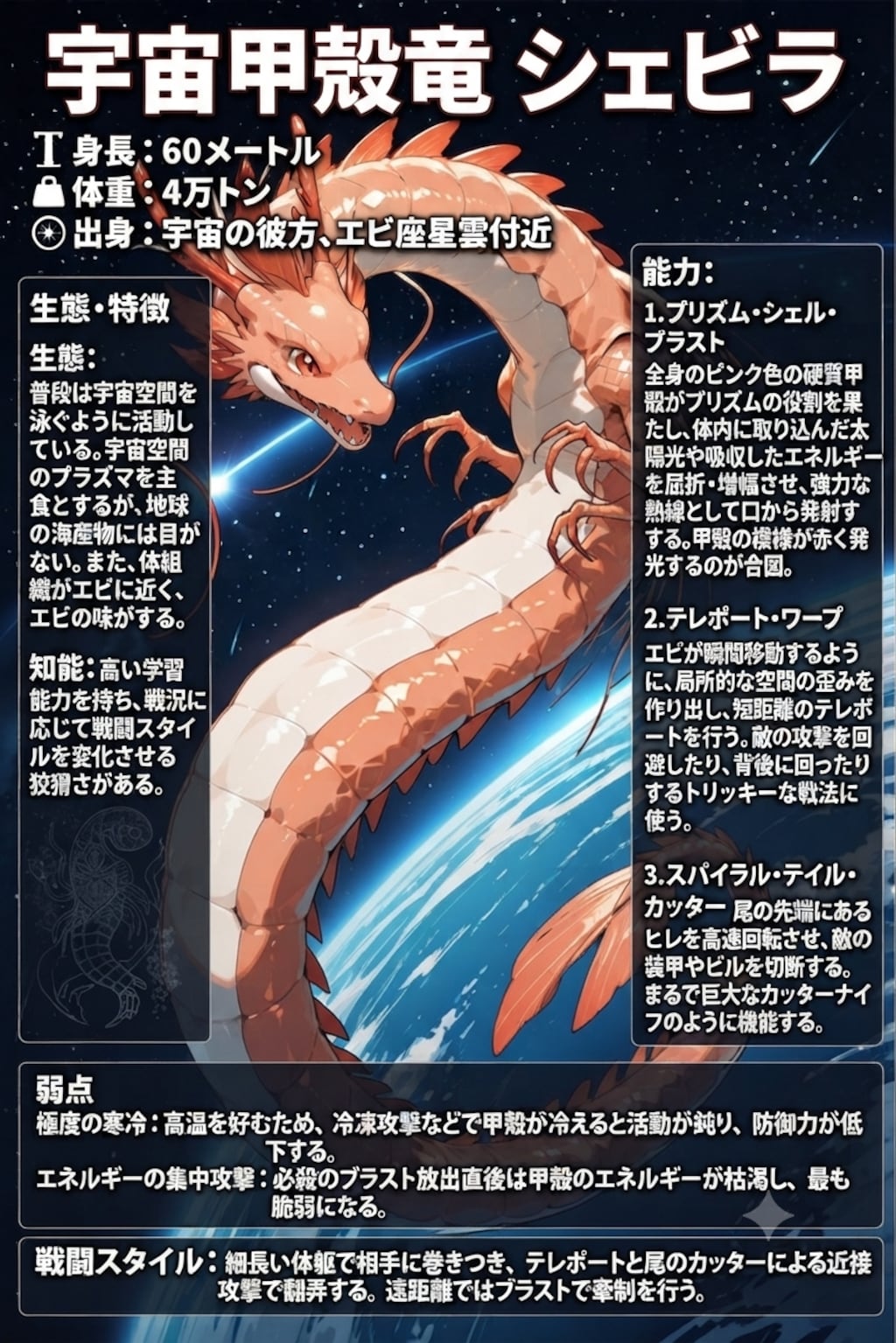 宇宙甲殻竜　シェビラ