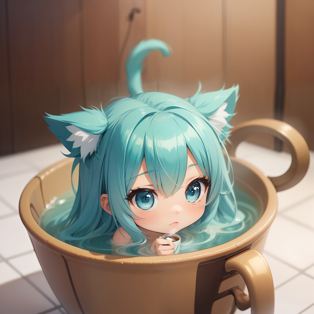 カップでお風呂