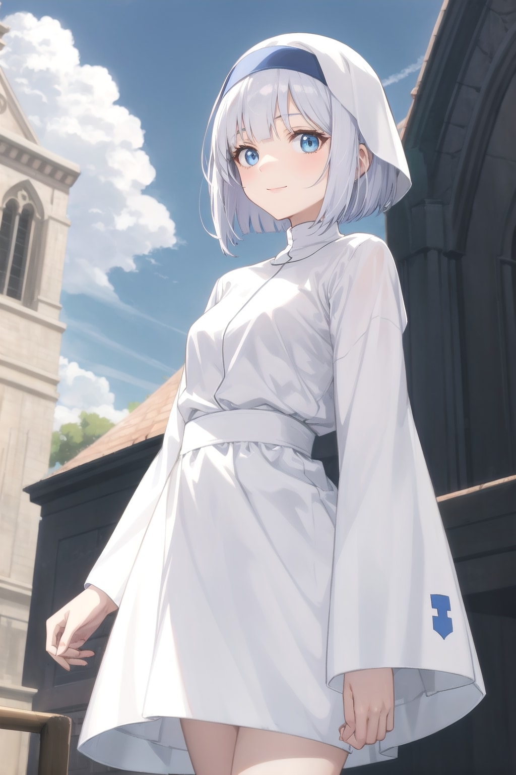 白光に揺れる祈り | の人気AIイラスト・グラビア