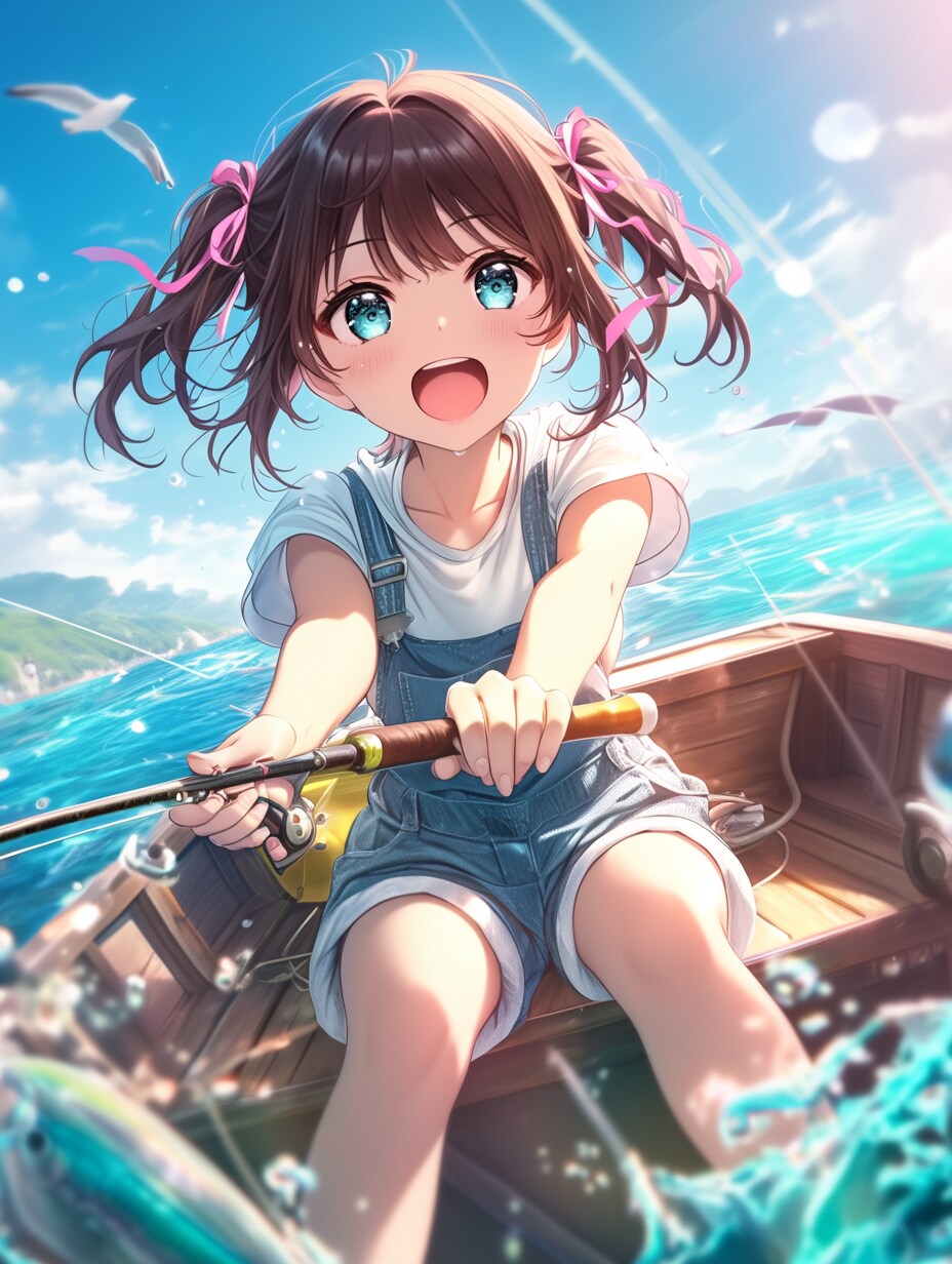 カツオ釣り | の人気AIイラスト・グラビア