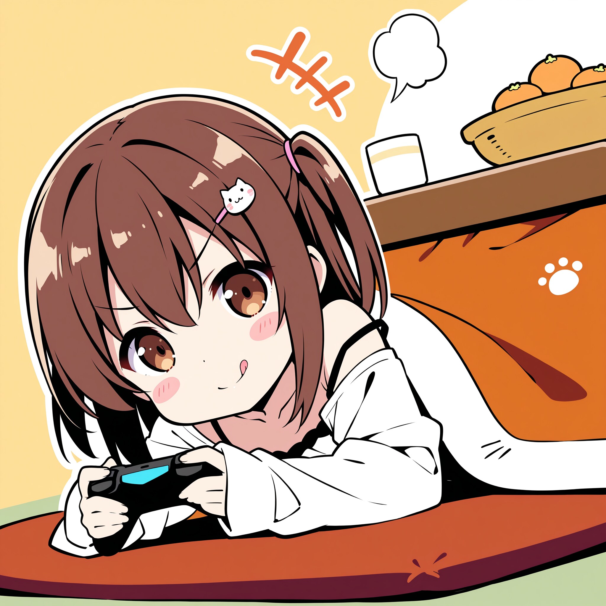 冬休みはゲームで夜更かし三昧！ | の人気AIイラスト・グラビア