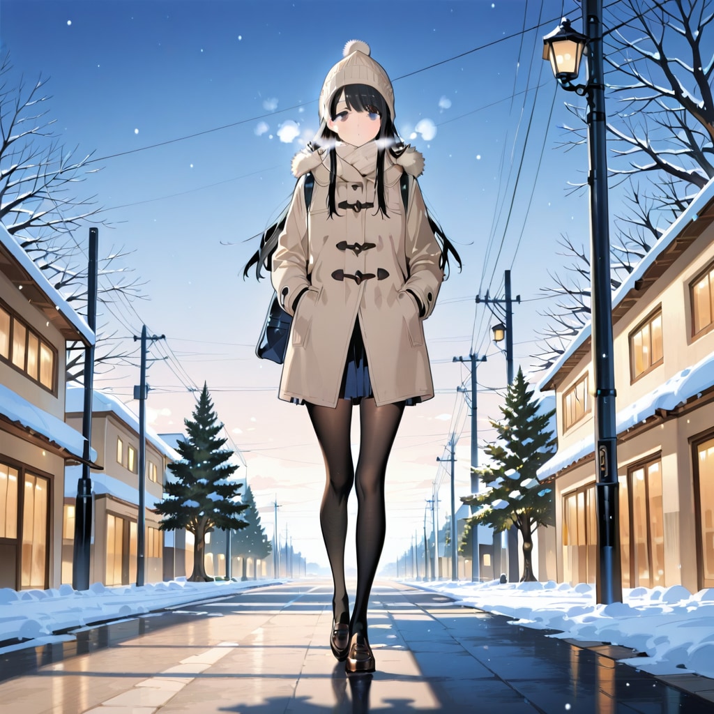 新年最初の登校日 | の人気AIイラスト・グラビア