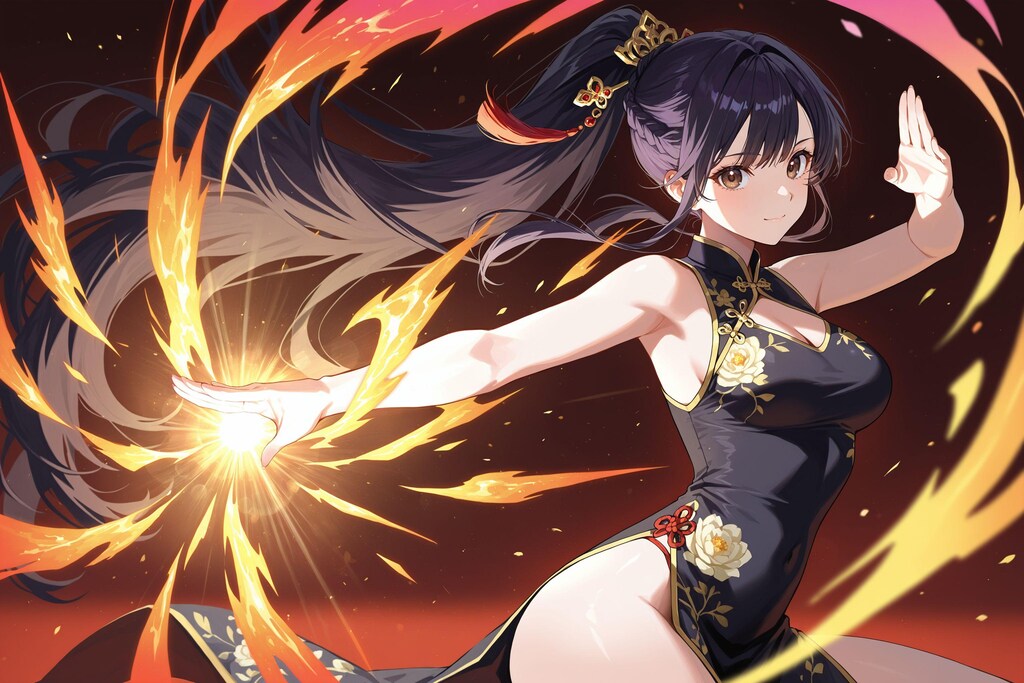 異世界の武闘家少女（美龍さん）