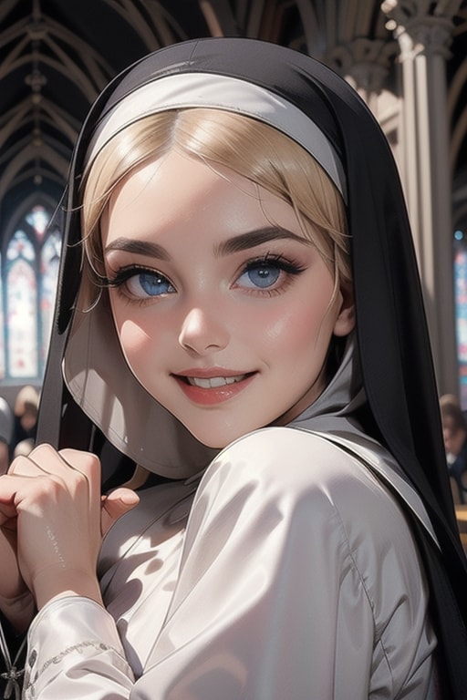 修道女 | の人気AIイラスト・グラビア